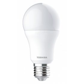   LED lámpa , égő , körte ,  E27 foglalat , 15 Watt , 180° , meleg fehér , TOSHIBA , 5 év garancia