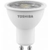 LED lámpa , égő , szpot ,  GU10 foglalat , 7 Watt , 36° , meleg fehér , dimmelhető , TOSHIBA , 5 év garancia