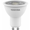 LED lámpa , égő , szpot ,  GU10 foglalat , 7 Watt , 36° , hideg fehér , dimmelhető , TOSHIBA , 5 év garancia