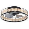 EGLO , 35148 , FRANA , l&aacute;mpa ventil&aacute;torral , 2700 K - 6500 K , LED , 28W , Dimmelhető , nat&uacute;r