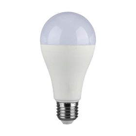  LED izzó E27, 15w, 4000K, természetes fehér, 1521lm, 200°, fehér, CRI>80, V-TAC, 214454