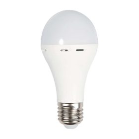   LED izzó SMART E27 Vészhelyzet, 9w, 4000K, természetes fehér, 720lm, 200°, fehér, CRI>80, V-TAC, 7010