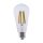 LED izzó átlátszó filament ST64 E27 Nagy Fényáramú, 4w, 3000K, meleg fehér, 840lm, 300°, CRI>80, V-TAC, 2996
