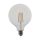 LED izzó átlátszó filament gömb alakú E27, 12w, 4000K, természetes fehér, 1521lm, 300°, CRI>80, V-TAC, 217454