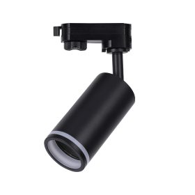   LED spotlámpa mágneses sínhez, GU10, 360°, fekete, V-TAC, 6784