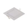 LED mini panel prémium négyzet alakú, süllyesztett, 6w, 6400K, hideg fehér, 490lm, 120°, fehér, CRI>80, V-TAC, 214865