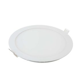   LED mini panel prémium kerek, süllyesztett, 6w, 2700K, meleg fehér, 490lm, 120°, fehér, CRI>80, V-TAC, 214854