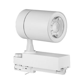   LED sínes COB spotlámpa, 35w, 6400K, hideg fehér, 3000lm, 10°, fehér, CRI>80, V-TAC, 211257