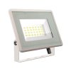 LED reflektor Slimline F osztály, 20w, 4000K, természetes fehér, 1650lm, 110°, fehér, CRI>70, IP65, V-TAC, 6741