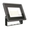 LED reflektor Slimline F osztály, 50w, 3000K, meleg fehér, 5000lm, 110°, fekete, CRI>70, IP65, V-TAC, 6749