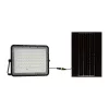 Napelemes LED reflektor távirányítóval, 6400K, hideg fehér, 1200lm, 120°, fekete, IP65, V-TAC, 7825