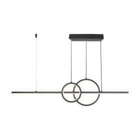   Designer függeszték, 15w, 4000K, természetes fehér, 1500lm, 360°, fekete, V-TAC, 6935