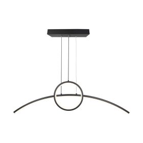   Designer függeszték, 30w, 4000K, természetes fehér, 3200lm, 360°, fekete, V-TAC, 6933