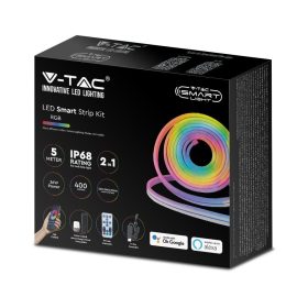   VT-5050 60 36W/M LED Szalag Eu Csatlakozóval, Alexa És Google Home RGB IP68 Kompatibilis