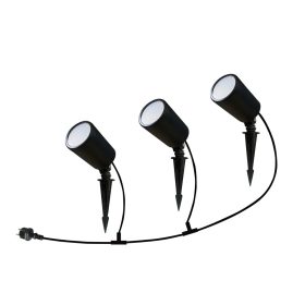   SMART leszúrható LED kültéri lámpa, 7w, RGB+CCT, 520lm, 70°, fekete, IP65, V-TAC, 3015