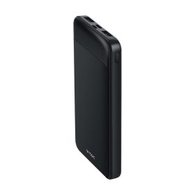   Hordozható gyorsan töltő power bank, 22,5w, fekete, V-TAC, 7833