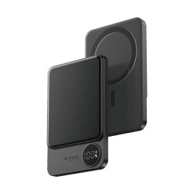   Vezeték nélküli mágneses power bank, 20w, szürke, V-TAC, 7850