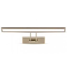   LED lámpatest , kép/tükörvilágítás , 8 Watt ,  50 cm , természetes fehér , arany , IP20