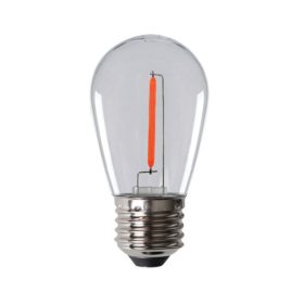   LED lámpa , égő , izzószálas hatás , filament , E27 , 0.5 Watt , 50 lm/w , természetes fehér , KANLUX