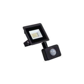   LED reflektor , 10 Watt , természetes fehér , mozgásérzékelős , IP65 , fekete , GRUN , Kanlux