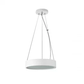   LED lámpatest , függeszték , 3 x E27 , kerek , fa , fehér , JASMIN