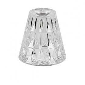   LED lámpatest , asztali , 2 Watt , USB , érintős , dimmelhető , RGBW , kristály hatású , Rábalux , SIGGY , 76004