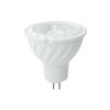LED spot égő Samsung chippel, 6w, 4000K, természetes fehér, 455lm, GU5.3, 110°, fehér, CRI>80, V-TAC, 21205