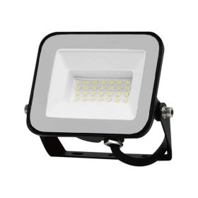   LED reflektor Slimline PRO, 20w, 3000K, meleg fehér, 1620lm, 115°, fekete, CRI>70, IP65, V-TAC, 10014