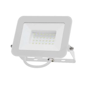   LED reflektor Slimline PRO, 30w, 6500K, hideg fehér, 2850lm, 115°, fehér, CRI>70, IP65, V-TAC, 10025