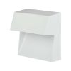 LED fali lámpa lépcsővilágító négyzet alakú, 3w, 4000K, természetes fehér, 300lm, 200°, fehér, CRI>80, IP65, V-TAC, 121403