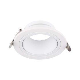LED spotlámpa keret kerek, GU10, fehér, V-TAC, 10296