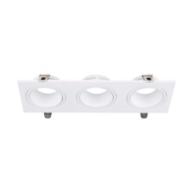   LED spotlámpa keret négyzet alakú, GU10, fehér, V-TAC, 10299