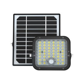   Napelemes LED reflektor, 4000K, természetes fehér, 1500lm, 120°x60°, fekete, IP65, V-TAC, 10314