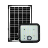 Napelemes LED reflektor, 6400K, hideg fehér, 4800lm, 120°x60°, fekete, IP65, V-TAC, 10311