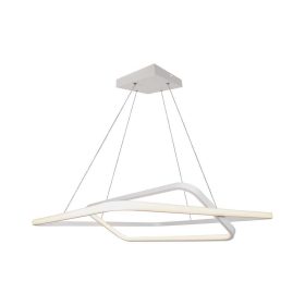   Designer függeszték, 48w, 4000K, természetes fehér, 5150lm, fehér, CRI>80, dimmelhető, V-TAC, 14989