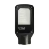 LED Vékony utcai lámpa, 30w, 6500K, hideg fehér, 2510lm, 110°, fekete, CRI>70, IP65, V-TAC, 10207