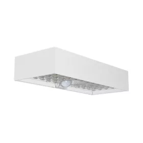   Szolár LED fali lámpa mozgásérzékelővel, 6w, 4000K, természetes fehér, 900lm, 140°x70°, fehér, IP65, V-TAC, 10308