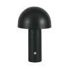 Újratölthető asztali design lámpa, 3w, CCT, 200lm, 120°, fekete, dimmelhető, V-TAC, 7898