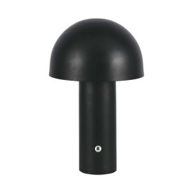   Újratölthető asztali design lámpa, 3w, CCT, 200lm, 120°, fekete, dimmelhető, V-TAC, 7898