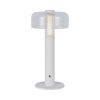 Újratölthető asztali design lámpa, 1w, 3000K, meleg fehér, 100lm, 300°, fehér, dimmelhető, V-TAC, 7941