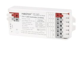   Univerzális csoport (zóna) vezérlő , 3in1 , RGB/RGBW/RGB-CCT , dimmelhető ,  group control , gyorscsatlakozóval , SMART , Miboxer (Mi-Light) , E3-RF