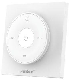  Vezeték nélküli , elemes , fali , érintős , dimmer , tavirányító , mágneses , 2.4GHz , rádiófrekvenciás , CCT , fehér , Miboxer (Mi-Light)  , K2