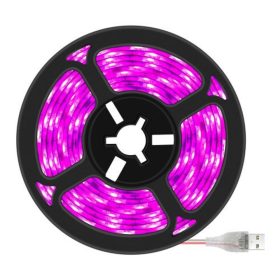   Növénynevelő LED szalag , 4W, 180 LED , 3 m , USB véggel , lila/kék fény , LEDISSIMO GROW