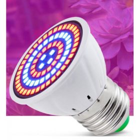   Növénynevelő LED lámpa , égő , E27 , spot , 8W , piros/kék fény , LEDISSIMO GROW