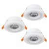 EGLO , 900913 , CALONGE , s&uuml;llyesztett l&aacute;mpa , 3000 K , LED , 3X4,8W , IP20