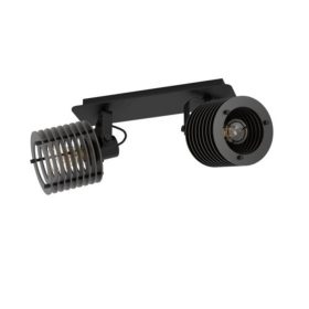   EGLO , 900741 , SEGOVIA , spot l&aacute;mpa , E27 , 2X40W , IP20 , fekete