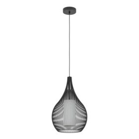   EGLO , 900828 , RAZONI 1 , f&uuml;ggeszt&eacute;k , E27 , 1X40W , IP20 , fekete, feh&eacute;r