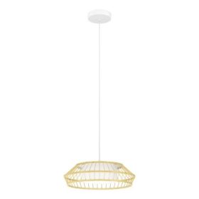   EGLO , 900842 , YUKU-Z , f&uuml;ggeszt&eacute;k , 2700 K  6500 K , LED , 22W , Dimmelhető , IP20 , barna, feh&eacute;r