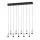 EGLO , 390278 , PIANOPOLI 2 , függeszték , 3000 K , LED , 10X2,3W , Dimmelhető , IP20 , átlátszó