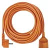 Hosszabbító 25 m, 1 aljzat, narancssárga, PVC, 250 V, 1,5 mm2, 230V, IP20, EMOS, P01225R
